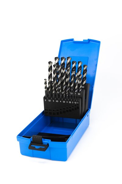 PRESTO Hi-Nox 09502M25 25-piece HSS drill bit set for stainless steel