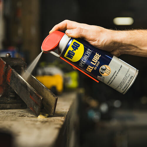 WD40 Specialist 潤滑啫喱 闊幅噴灑於金屬工件