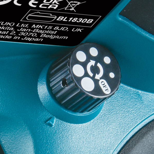 Makita DTC103ZK 電纜剪斷機反向操作旋鈕特寫