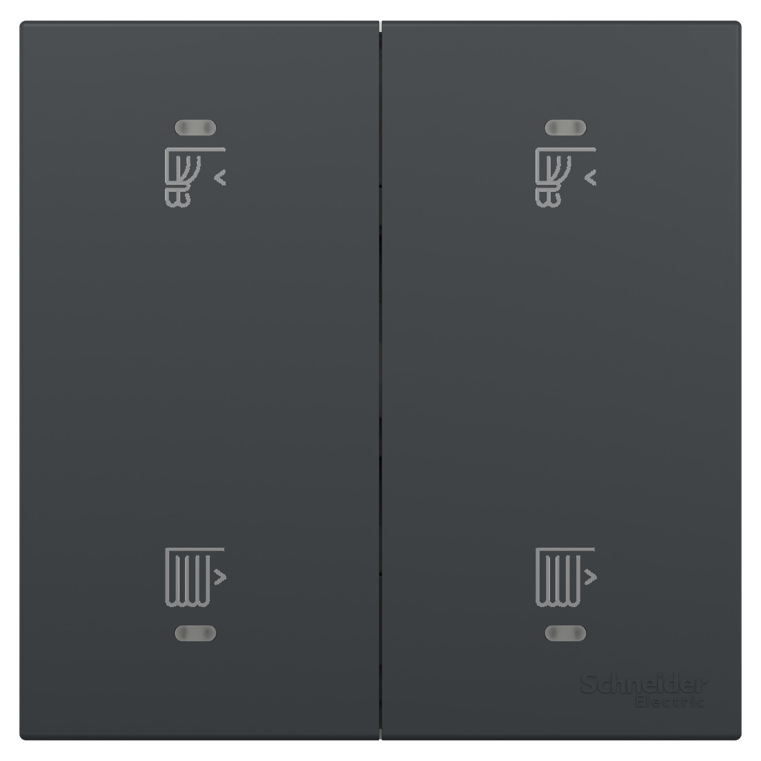 Schneider 施耐德 AvatarOn C 奐然 10A 兩位機械窗簾掣(石墨灰)
