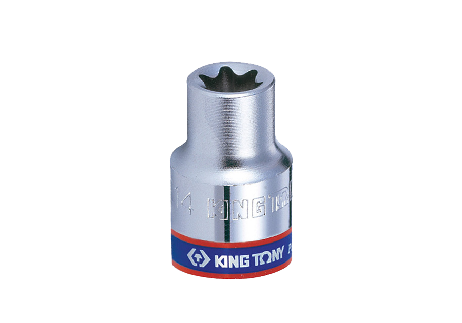 KING TONY 2375M 系列 1/4英吋六角星型套筒原廠示意圖