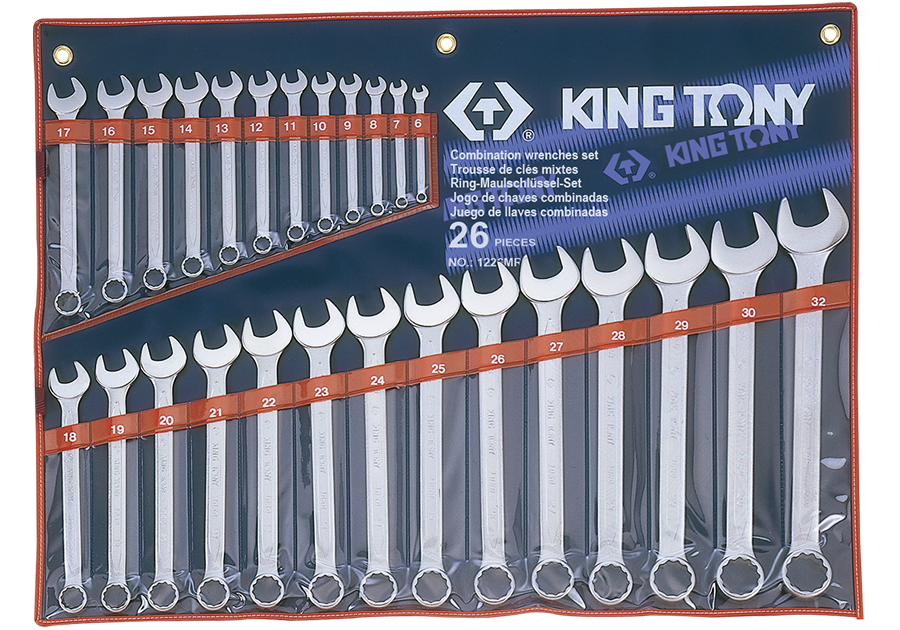 KING TONY 1226MR 26件式公制梅開扳手組全組實物