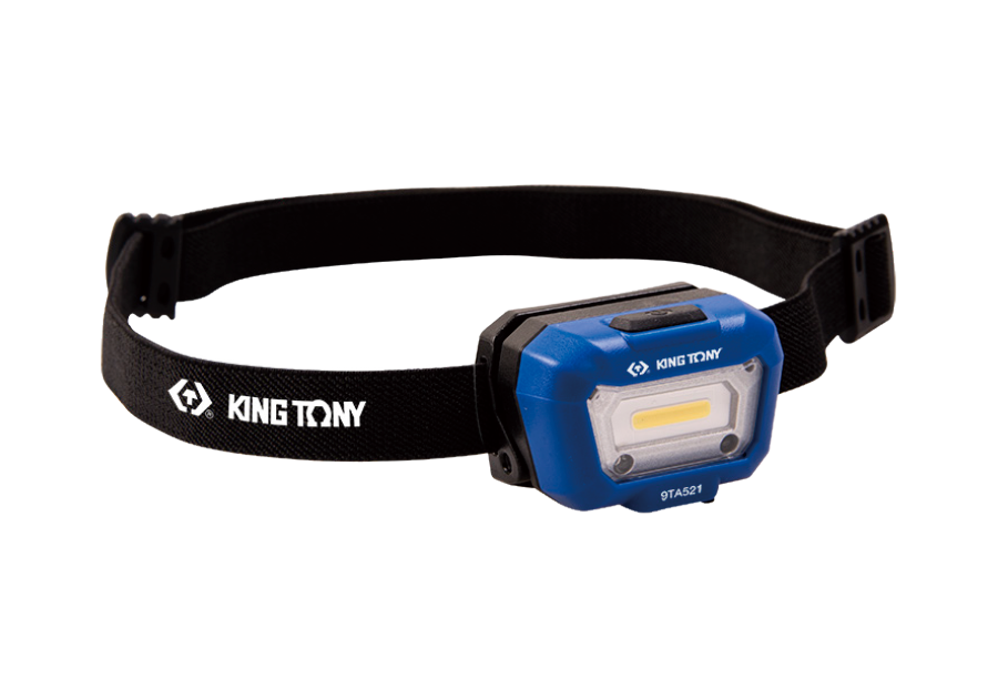 KING TONY 9TA521 感應頭燈與黑色頭帶,為 P9TA5002 套組的部分配件,非完整套組照片