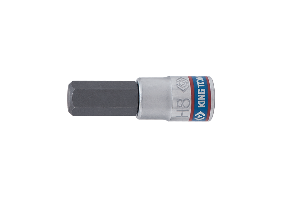 Manufacturer 2035-series representative H8 photo; this listing is the KING TONY 203510 H10 (10 mm) hex bit socket, sold individually