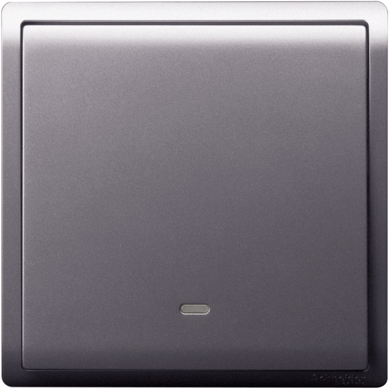 Schneider Electric Pieno 16AX 20A 1 Gang Intermediate Switch with Fluorescent Locator, Lavender Silver (E8231MF_LS)