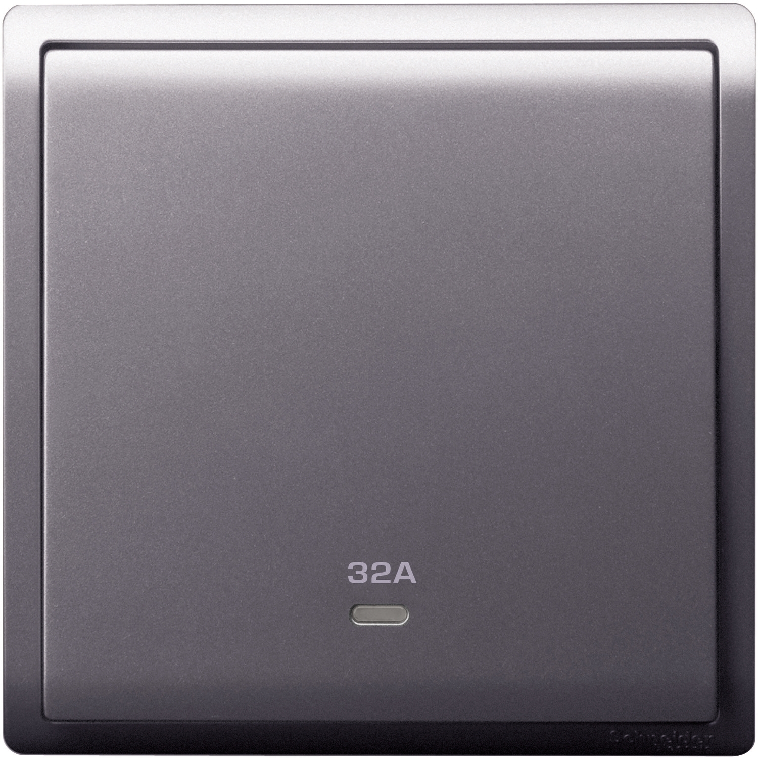 Schneider 施耐德 Pieno 丰尚 32A 單位雙極開關掣連指示燈(薰衣草銀)E8231D32N_LS