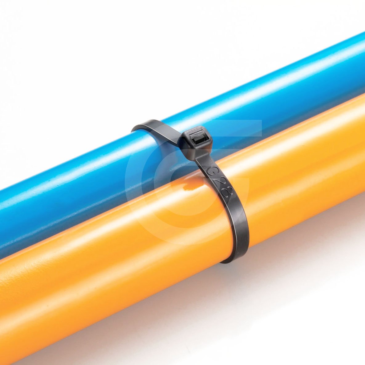 GIANTLOK nylon cable tie securing pipes