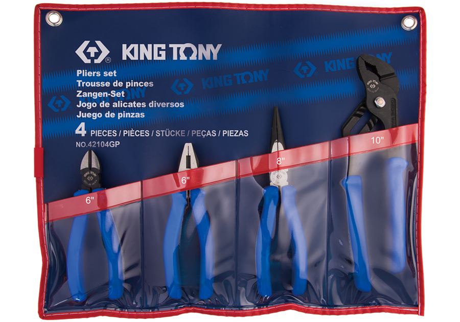 KING TONY 42104GP 4件式歐式鉗組
