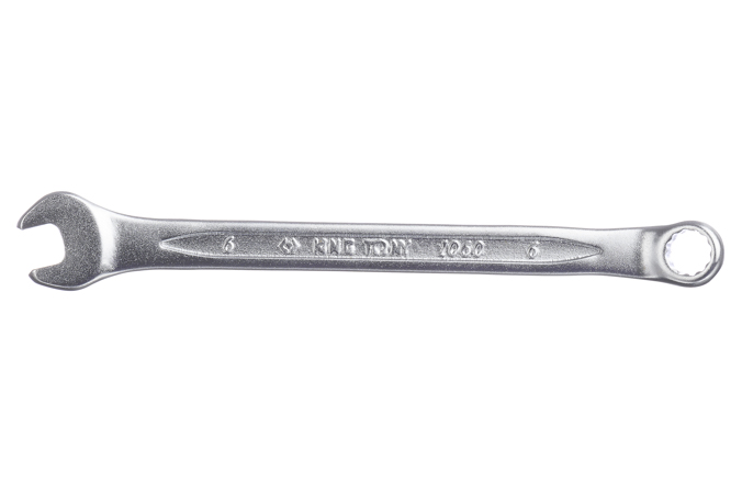 KING TONY 金統立 1060-06 6 mm 梅開扳手正面，可見 6、KING TONY 與 1060 刻印