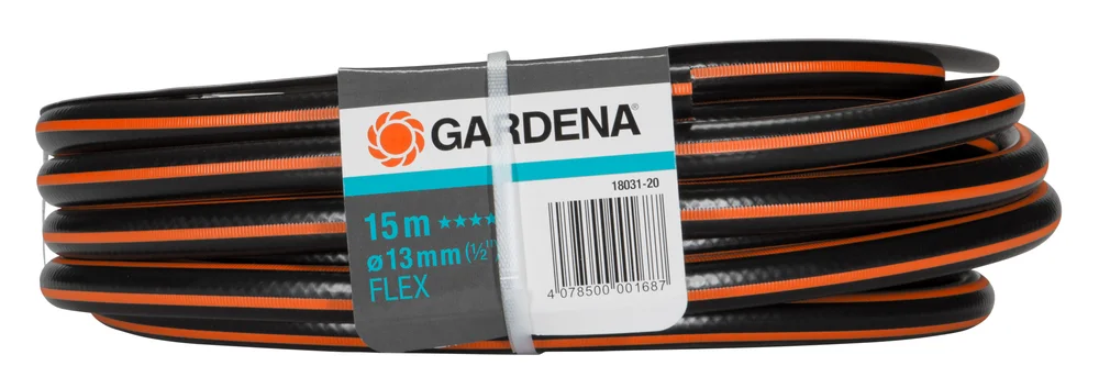 GARDENA Comfort FLEX 15米花園水喉側面包裝圖