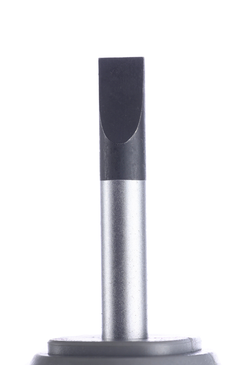 KING TONY 14226514 slotted tip and short blade close-up; this model has a 6.5 mm wide, 1.2 mm thick tip