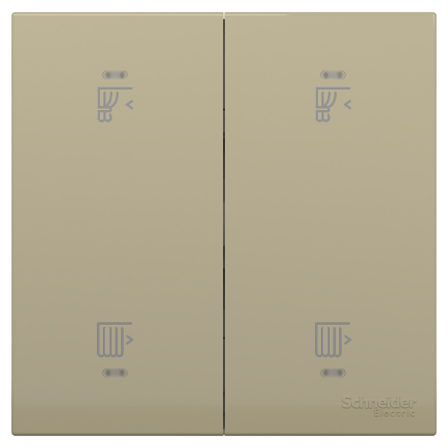 Schneider 施耐德 AvatarOn C 奐然 10A 兩位機械窗簾掣(沉醉金)
