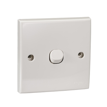 Schneider Electric S-Classic E31/1/2AR WE 16AX 單位單控開關掣正面