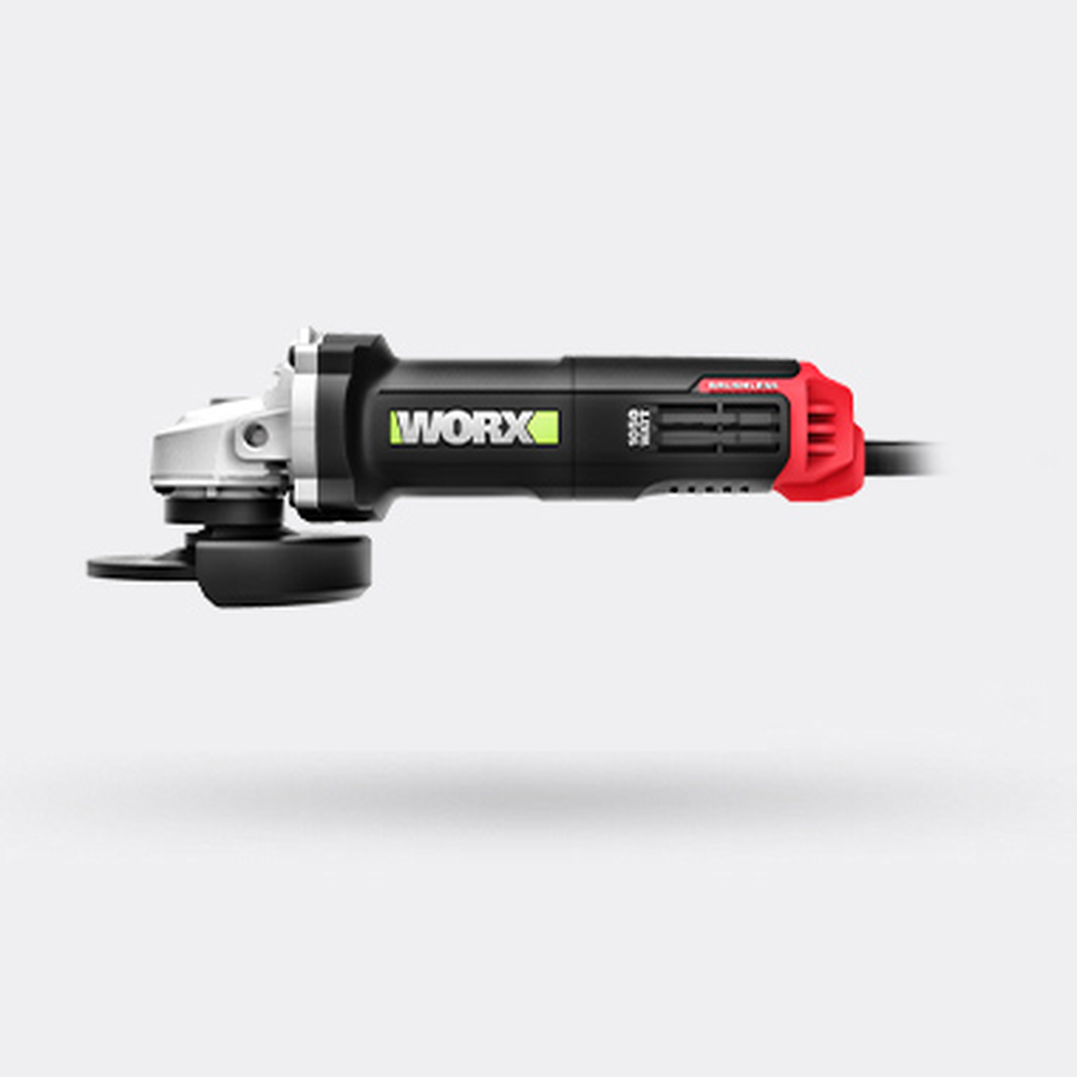 WORX 威克士 WU980B 100mm 1050W 後開關無刷角磨機 側面外觀