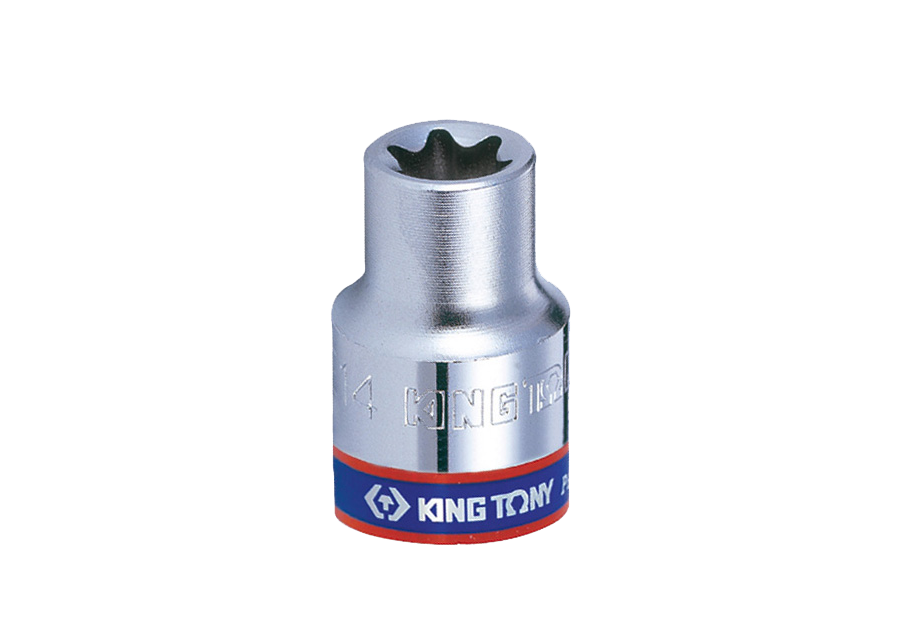 KING TONY 2375M 系列白底示意照片,實物刻有 4;本商品 237507M 為 E7、1/4 吋、24 mm,單顆販售