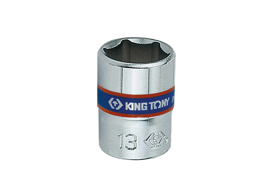 KING TONY 2335M 系列代表套筒照片,圖中刻字 13 mm;本款 233555M 為 5.5 mm,1/4 吋驅動,單顆販售
