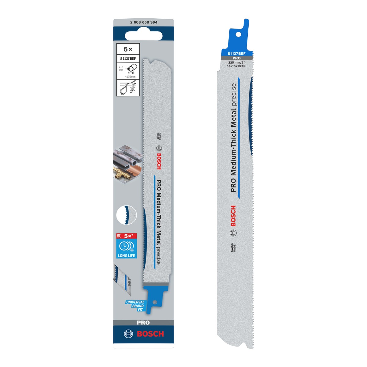 S1137BEF – Metal, 225 mm, 14/16/18 TPI precise