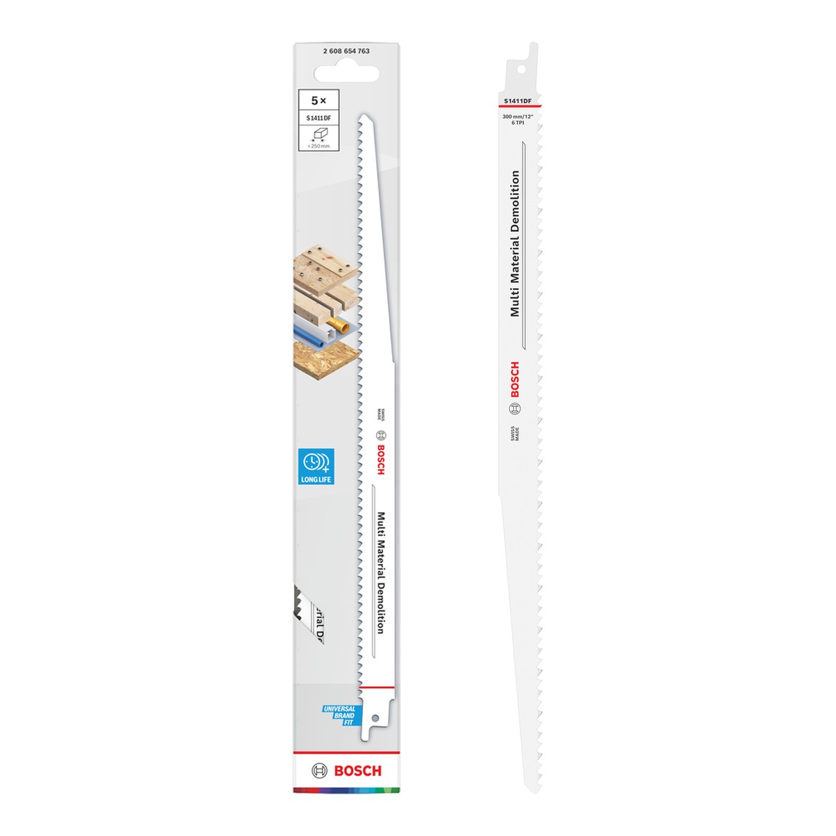 S1411DF – Wood & metal demolition, 300 mm, 6 TPI
