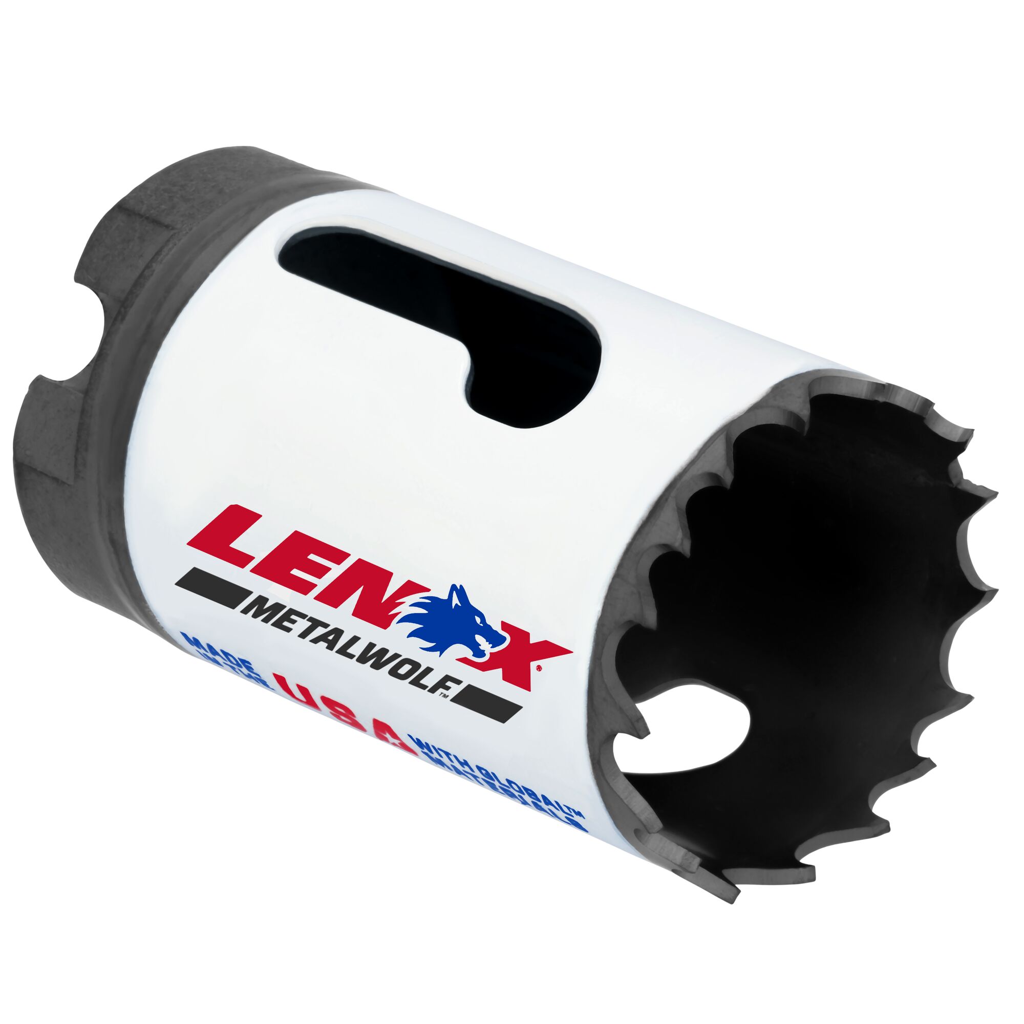 LENOX 狼牌 LE-3002020L T3 雙金屬圓穴鋸刃本體、SPEED SLOT 排屑槽與齒部外觀