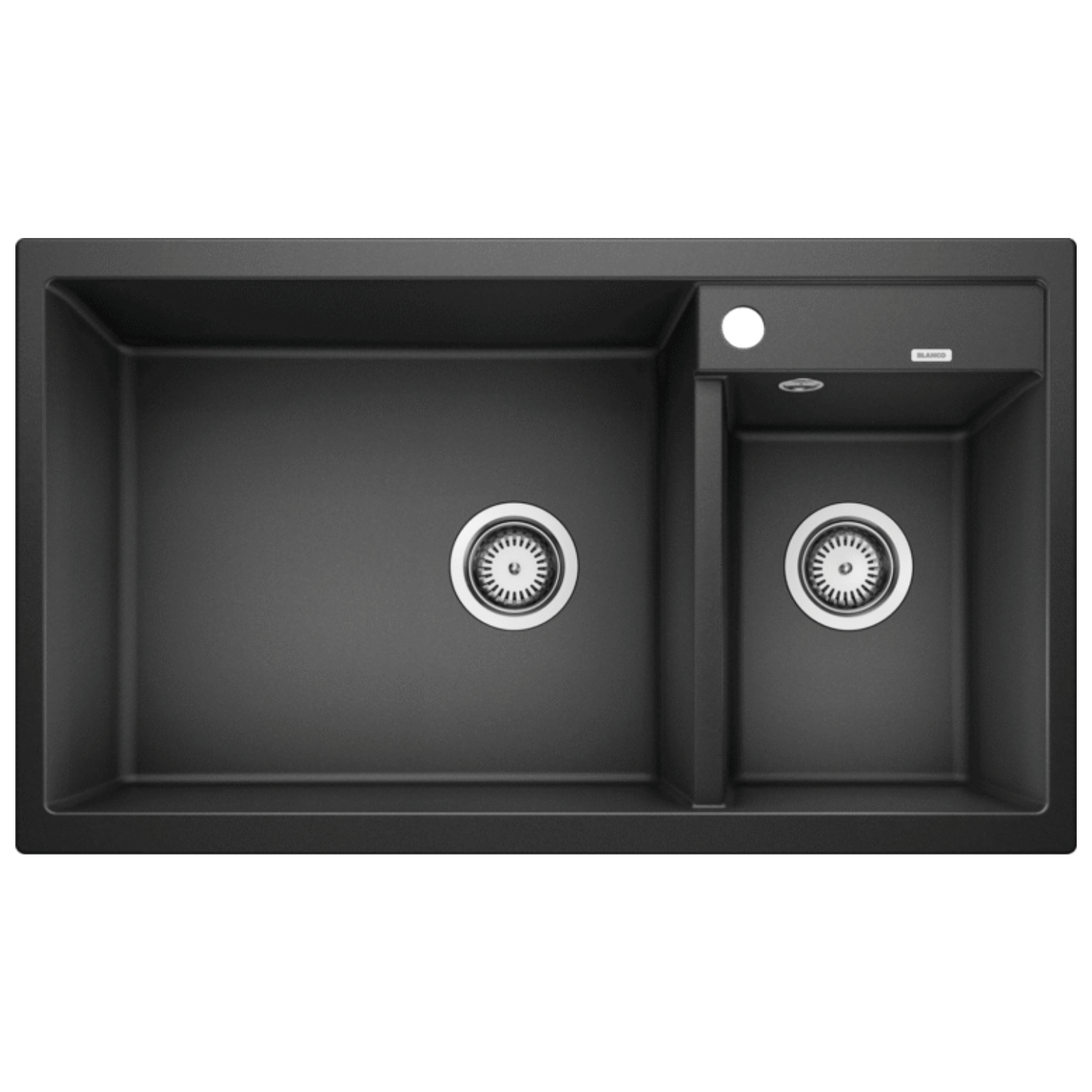 BLANCO 513273 METRA 9 SILGRANIT Anthracite 岩灰黑花崗岩雙盆廚房鋅盤