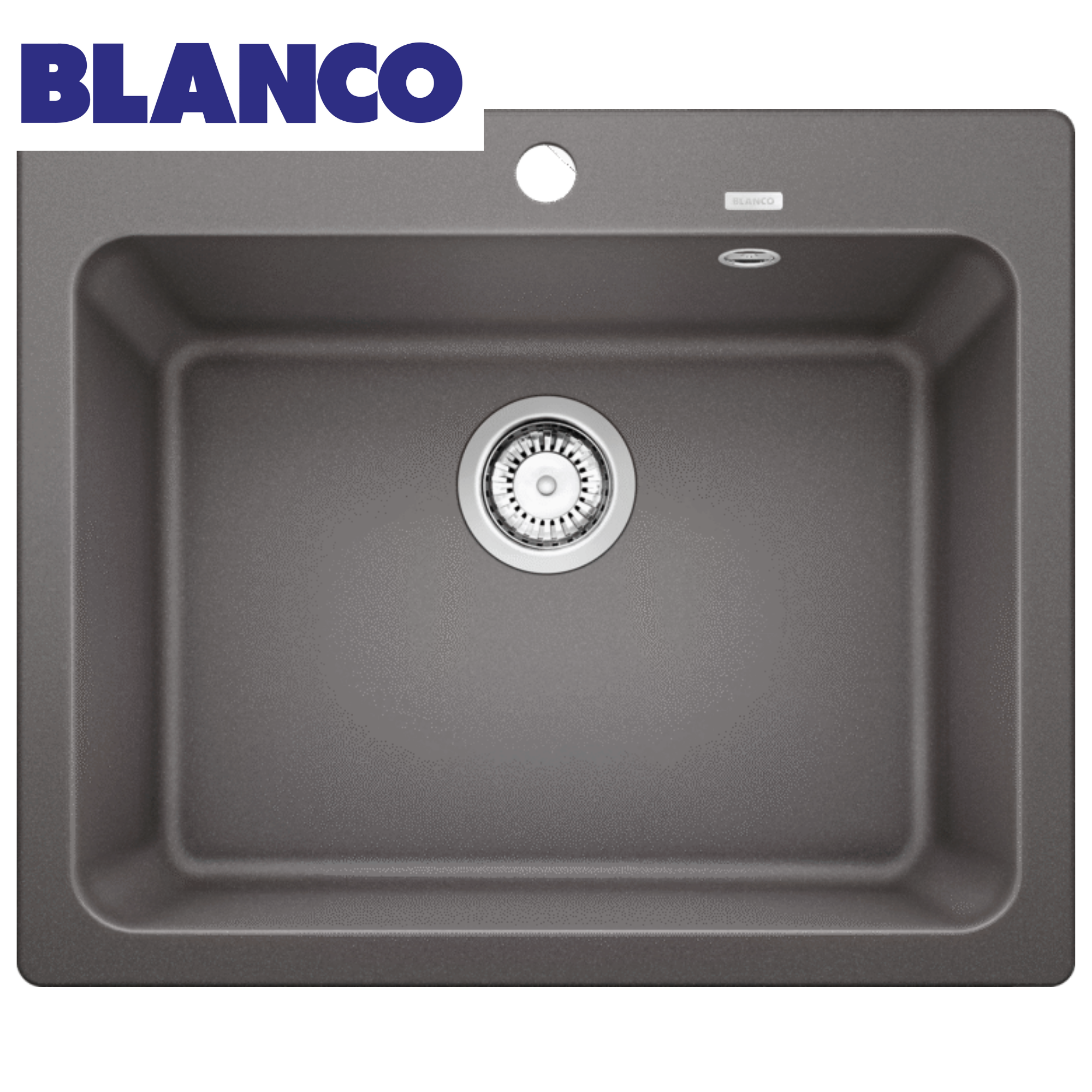 BLANCO 519640 NAYA 6 SILGRANIT 花崗岩複合單槽星盆 Alu Metallic 鋁金屬色