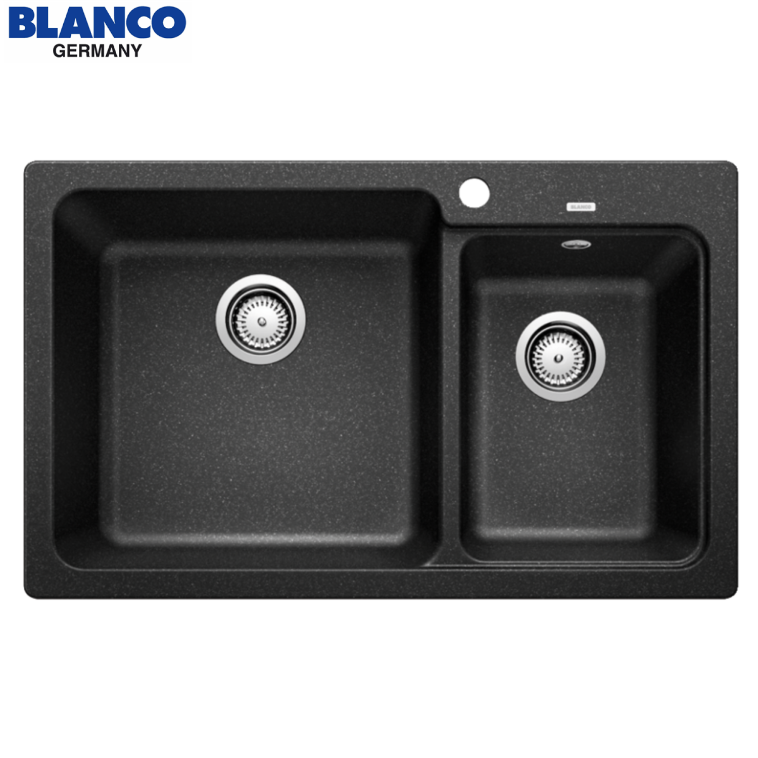 BLANCO 519646 NAYA 8 SILGRANIT 花崗岩雙碗鋅盤 Anthracite 深炭灰色