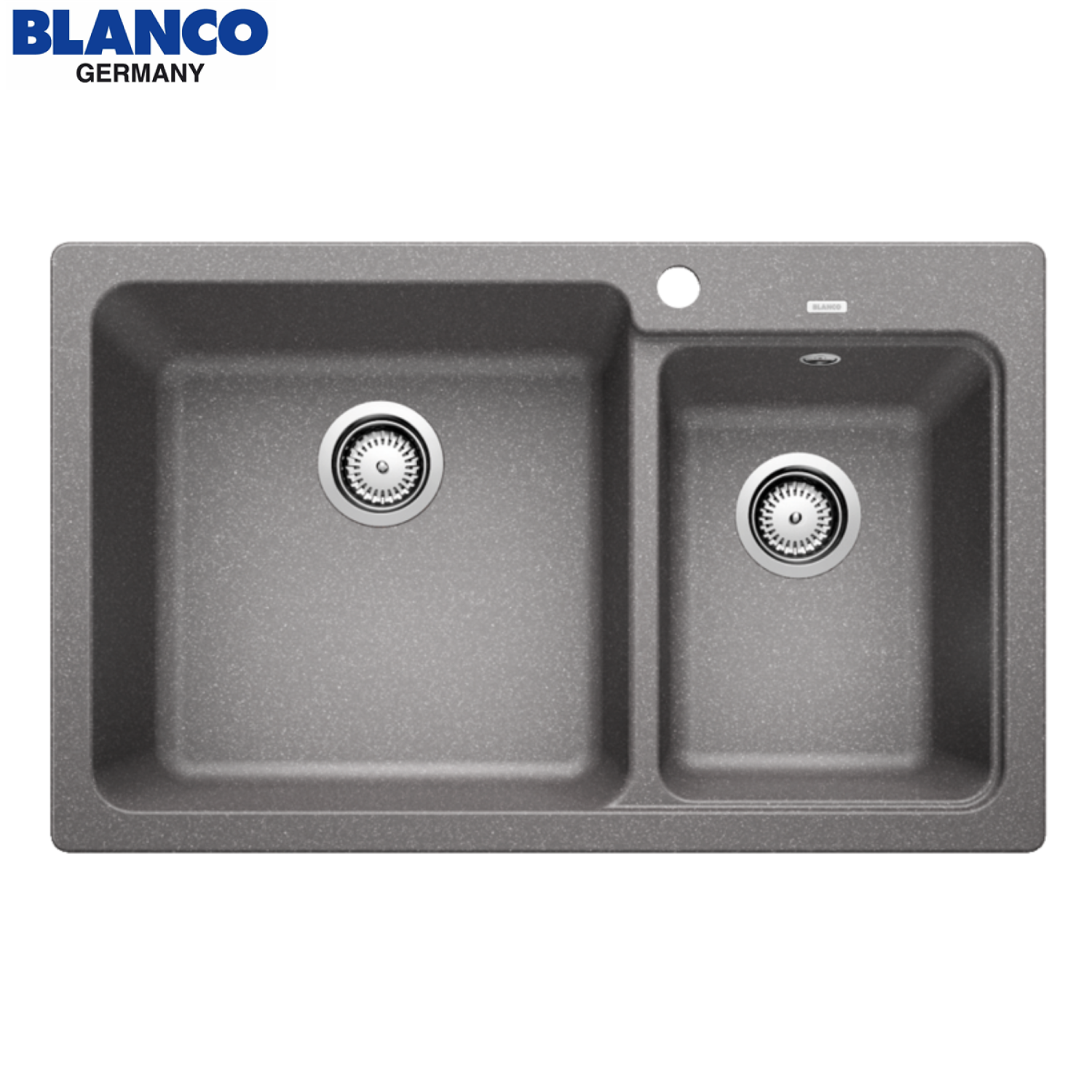 BLANCO NAYA 8 519648 SILGRANIT 花崗岩雙碗鋅盤 Alu Metallic 鋁金屬色