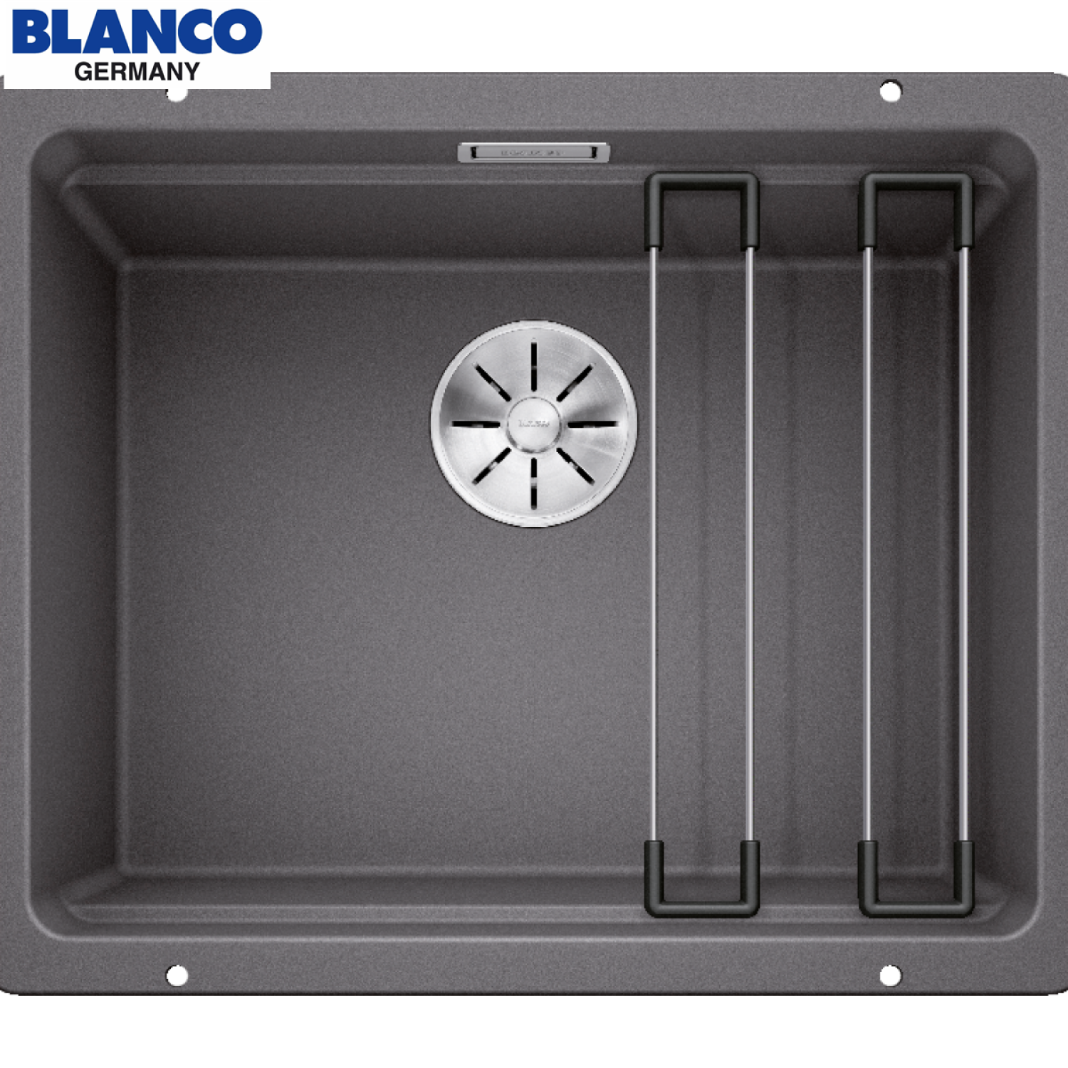 BLANCO 522228 ETAGON 500-U 花崗岩單槽台下式星盆 Rock Grey 岩石灰