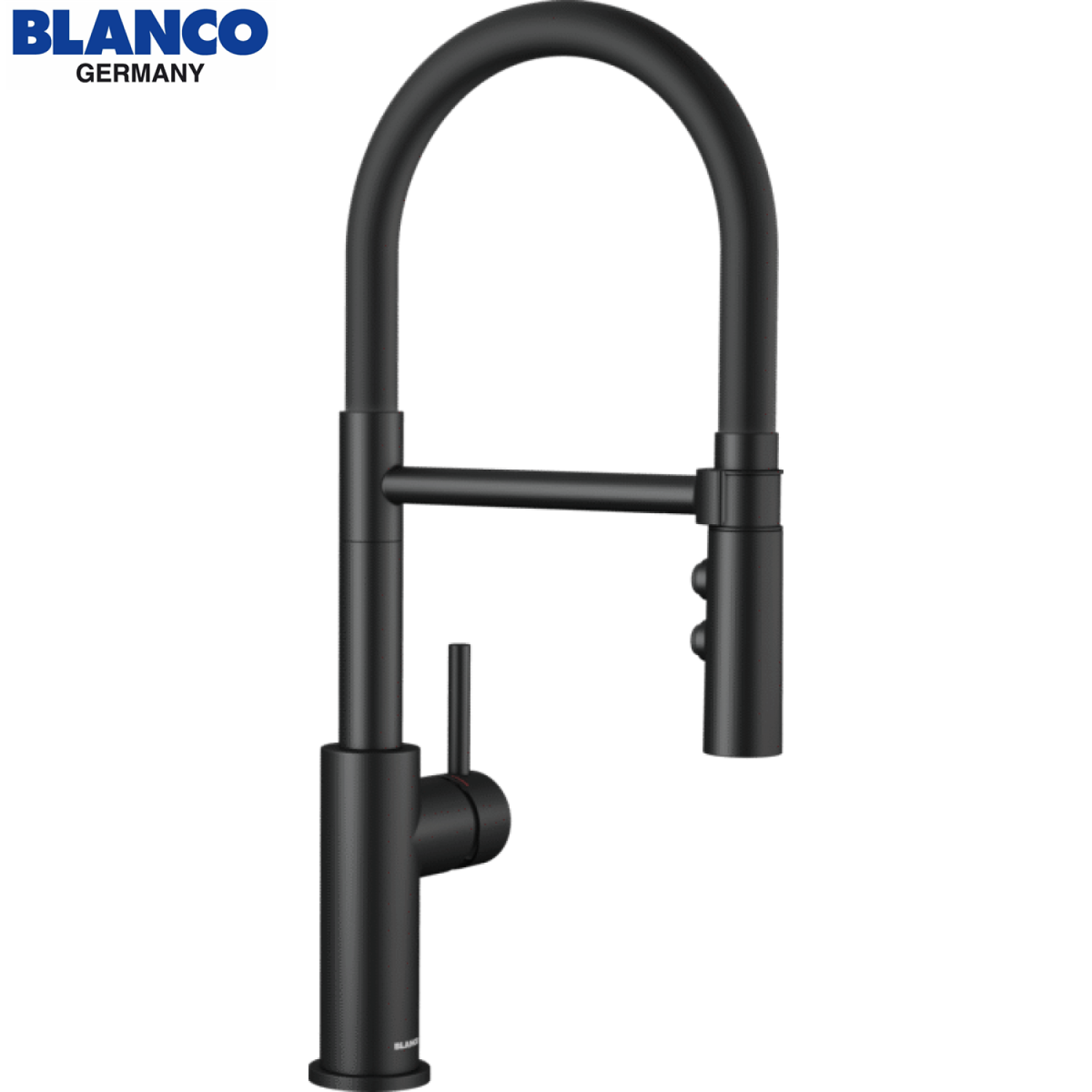 BLANCO CATRIS-S Flexo 啞光黑半專業廚房抽拉式混合水龍頭 525793