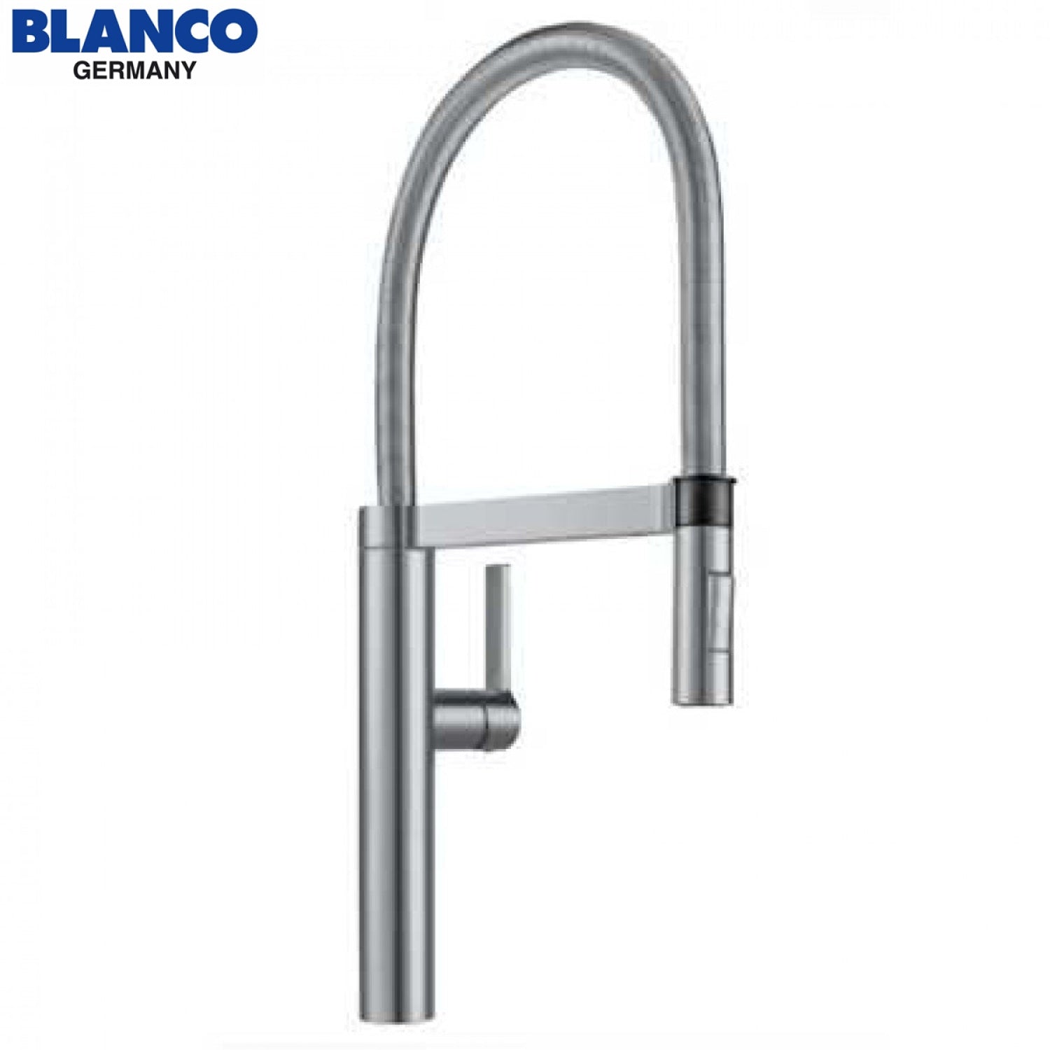BLANCOCULINA-S 鉻亮面單把手專業廚房抽拉水龍頭 貨號 517597