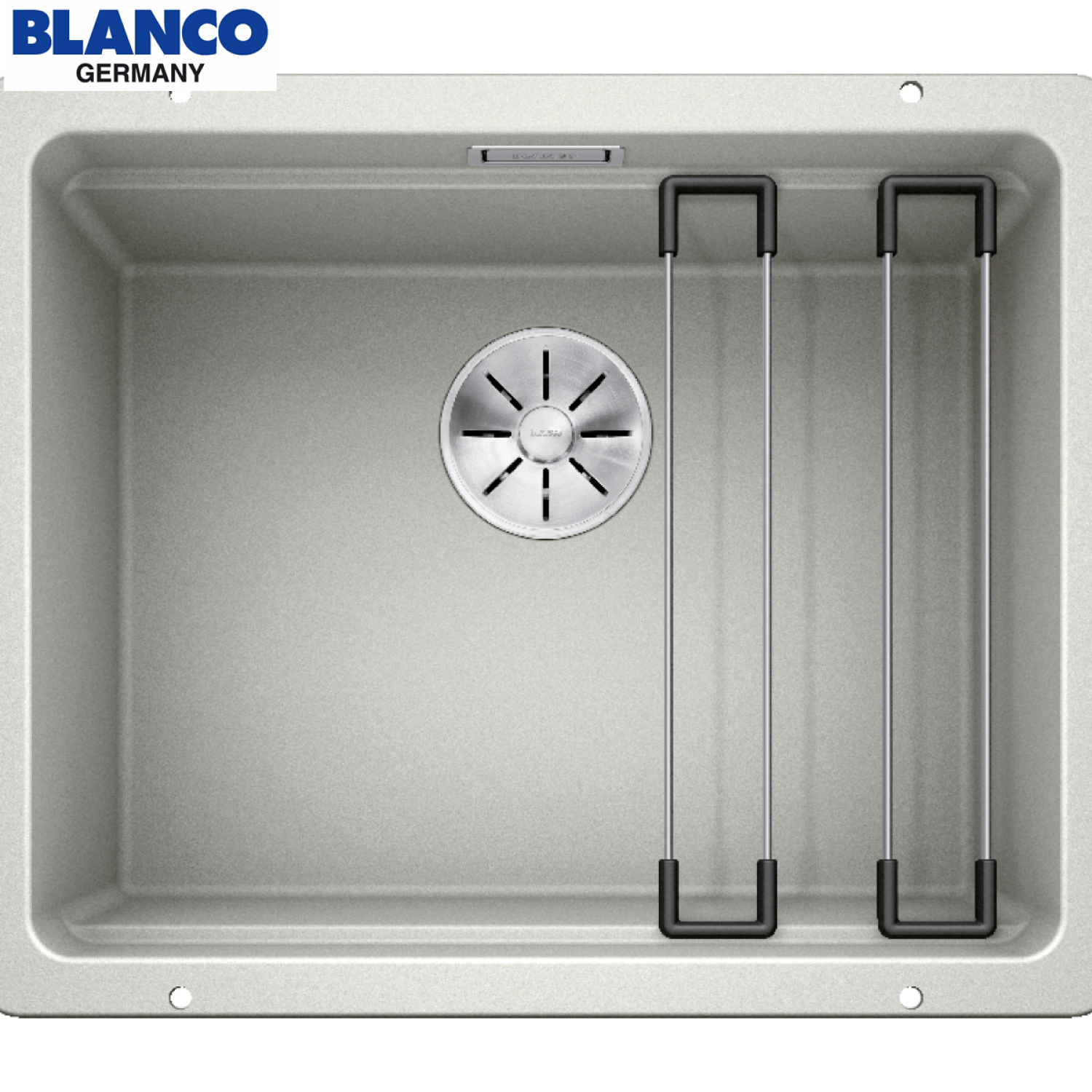 BLANCO ETAGON 500-U 珍珠灰花崗岩複合台下星盆