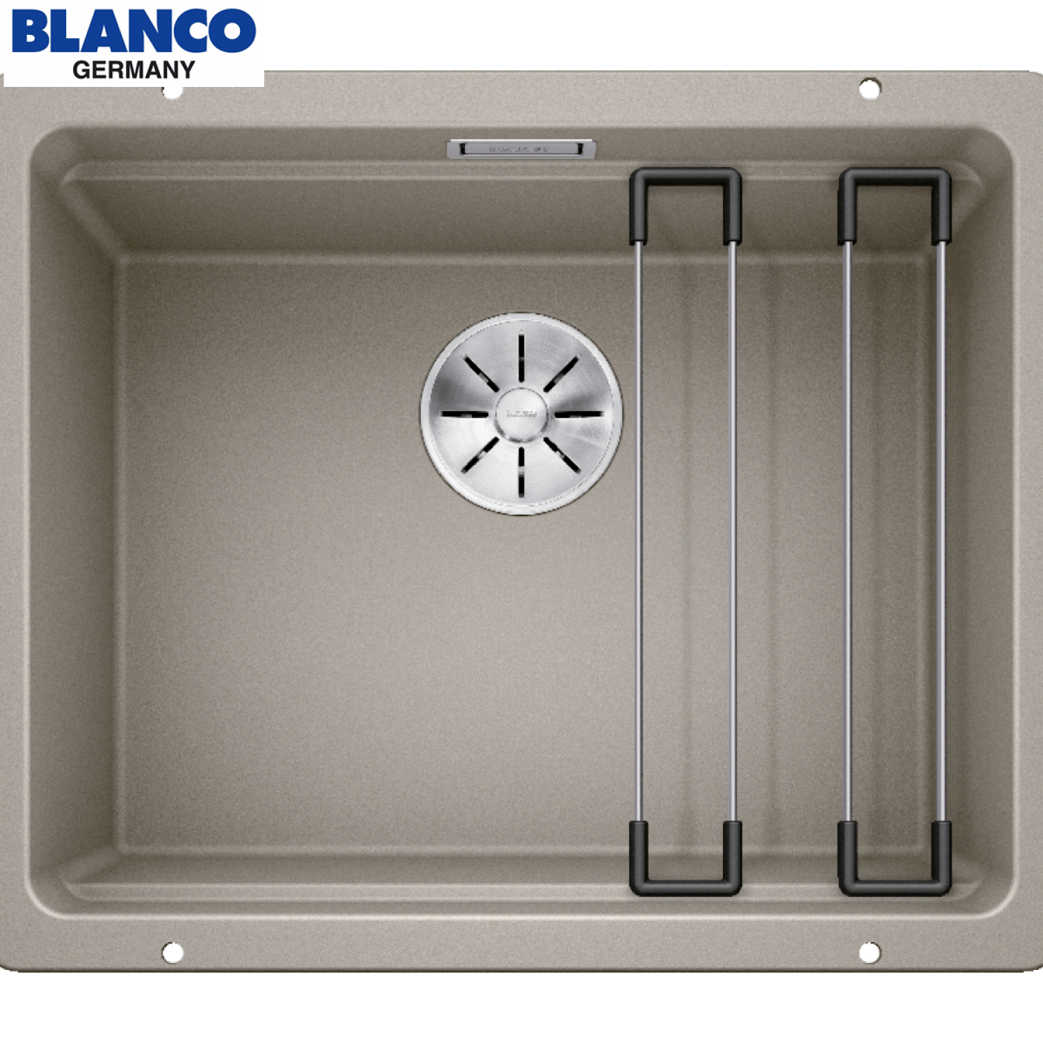 BLANCO ETAGON 500-U 522234 Tartufo 松露棕 SILGRANIT 花崗岩複合單槽台下星盆