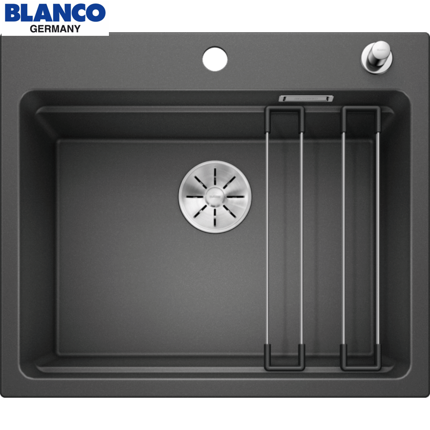 BLANCO ETAGON 6 524529 花崗岩單槽昇盤 Anthracite 深灰