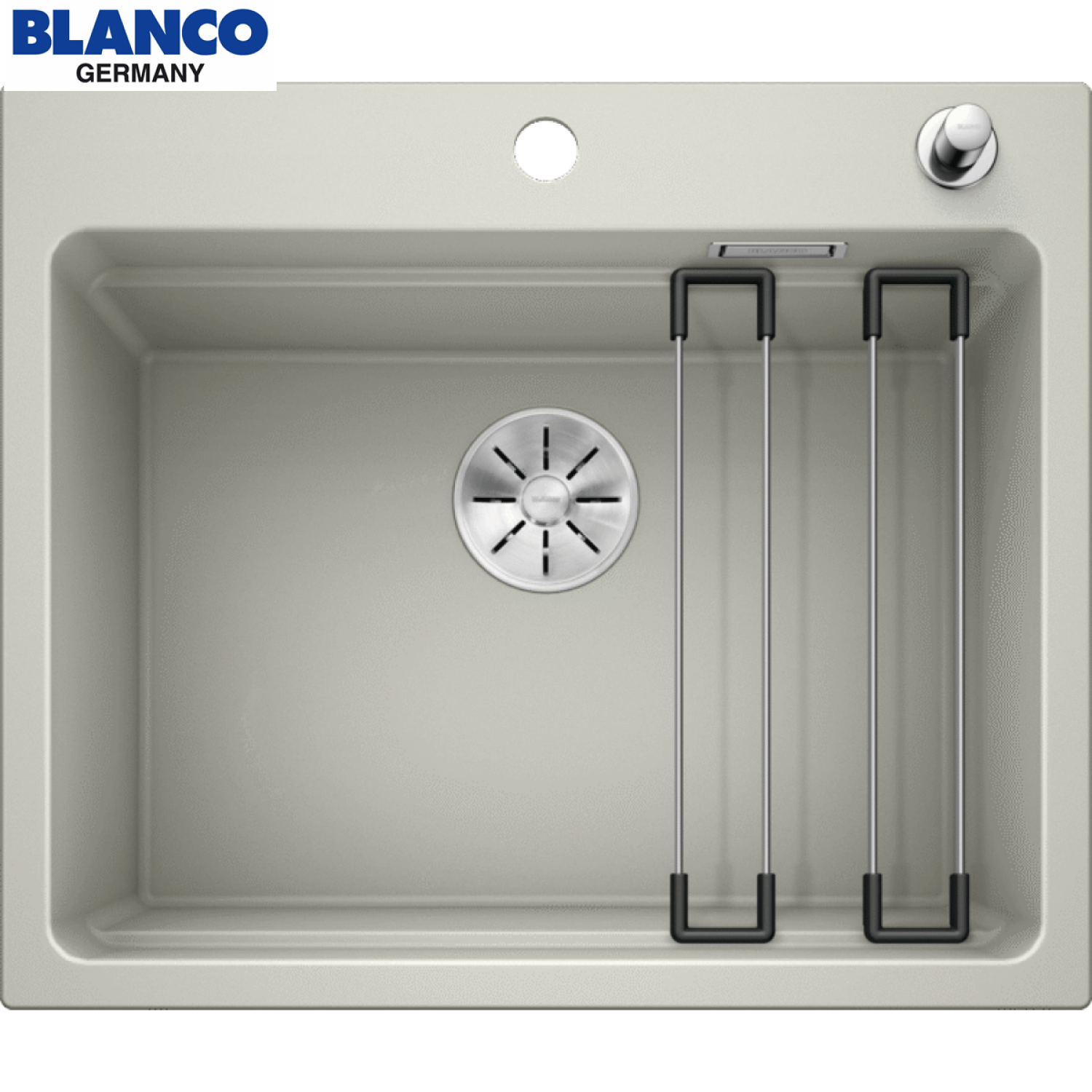 BLANCO ETAGON 6 524532 珍珠灰 SILGRANIT 花崗岩單槽台上昇盤