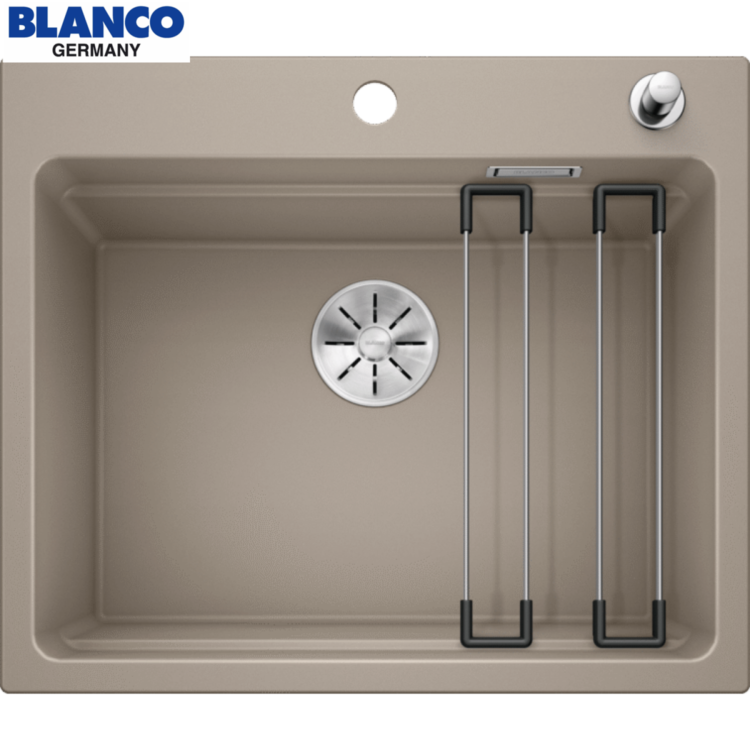BLANCO ETAGON 6 524536 Tartufo 松露色 花崗岩單槽台上昇盤