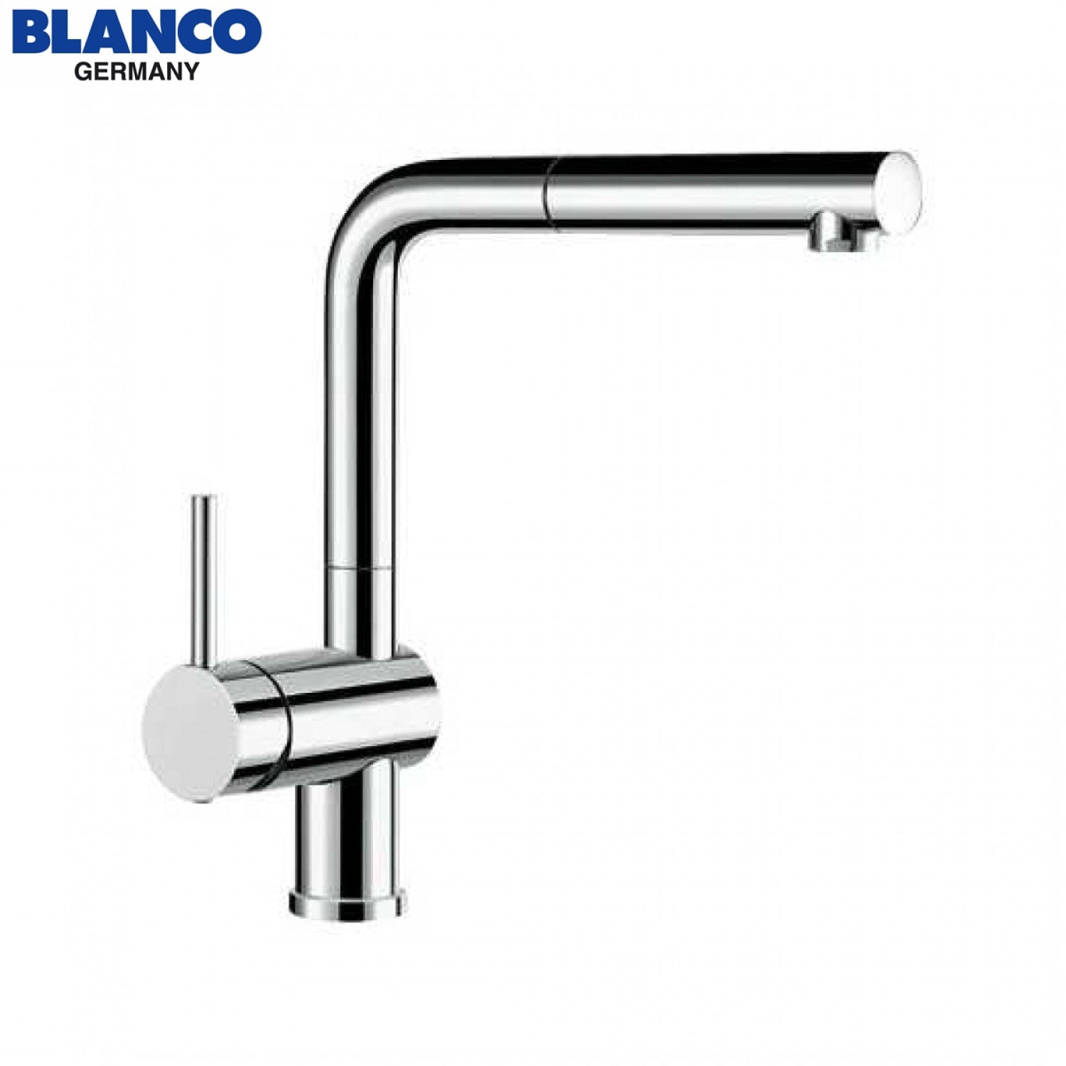 BLANCO LINUS-S 512402 單把手抽拉式廚房水龍頭 鍍鉻