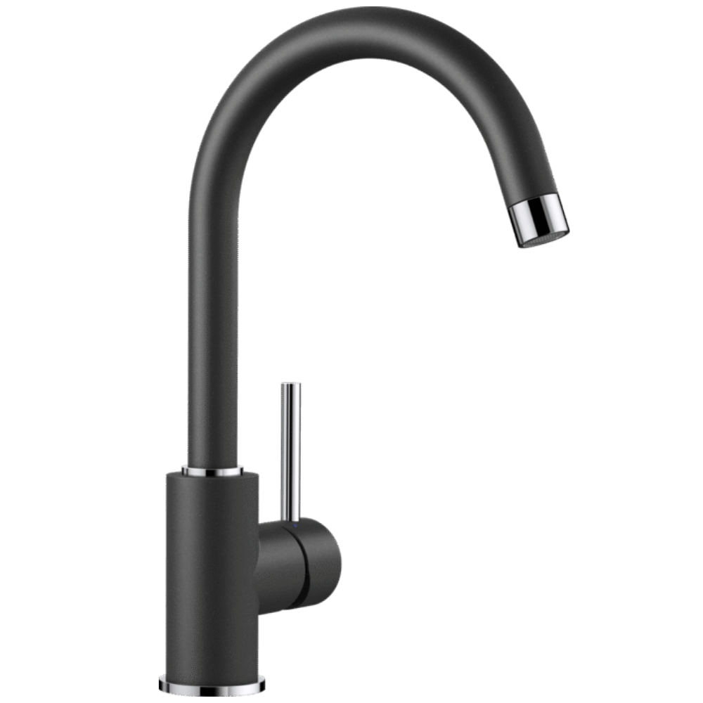 BLANCO MIDA 519415 Anthracite 岩黑單把手廚房水龍頭