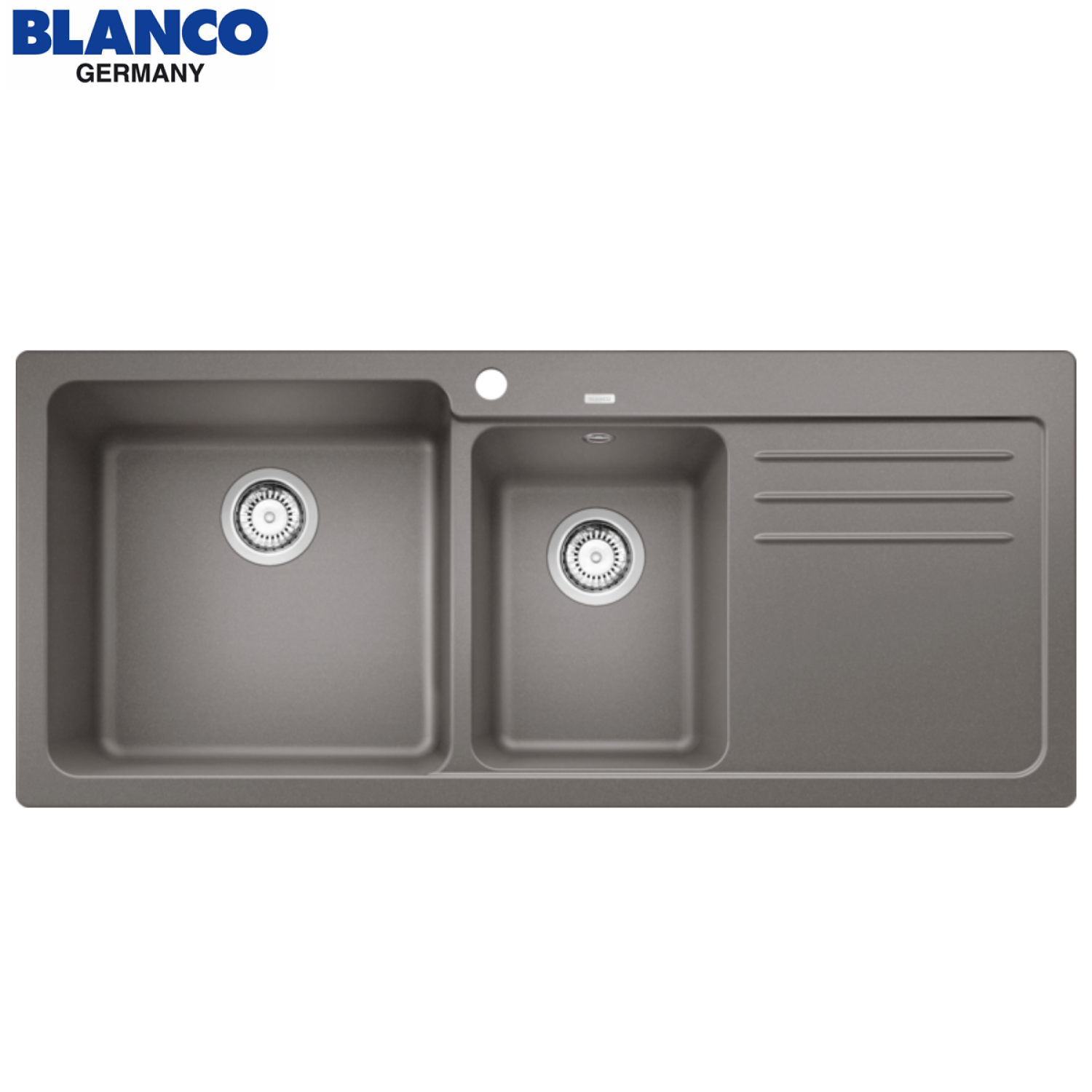BLANCO NAYA 8 S 519656 Alu Metallic 花崗岩雙盆昇盤