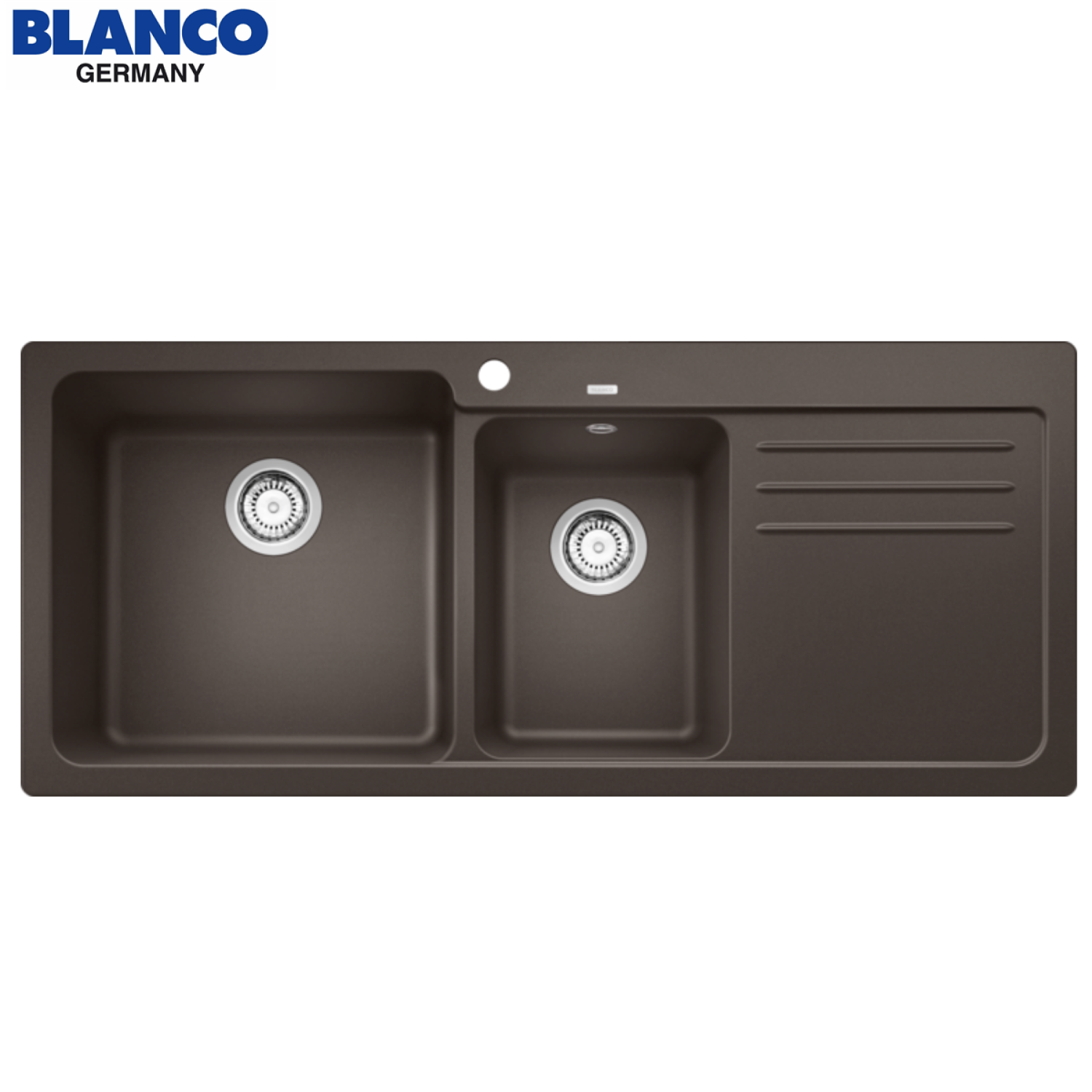 BLANCO NAYA 8 S 咖啡色 SILGRANIT 花崗岩雙盆昇盤