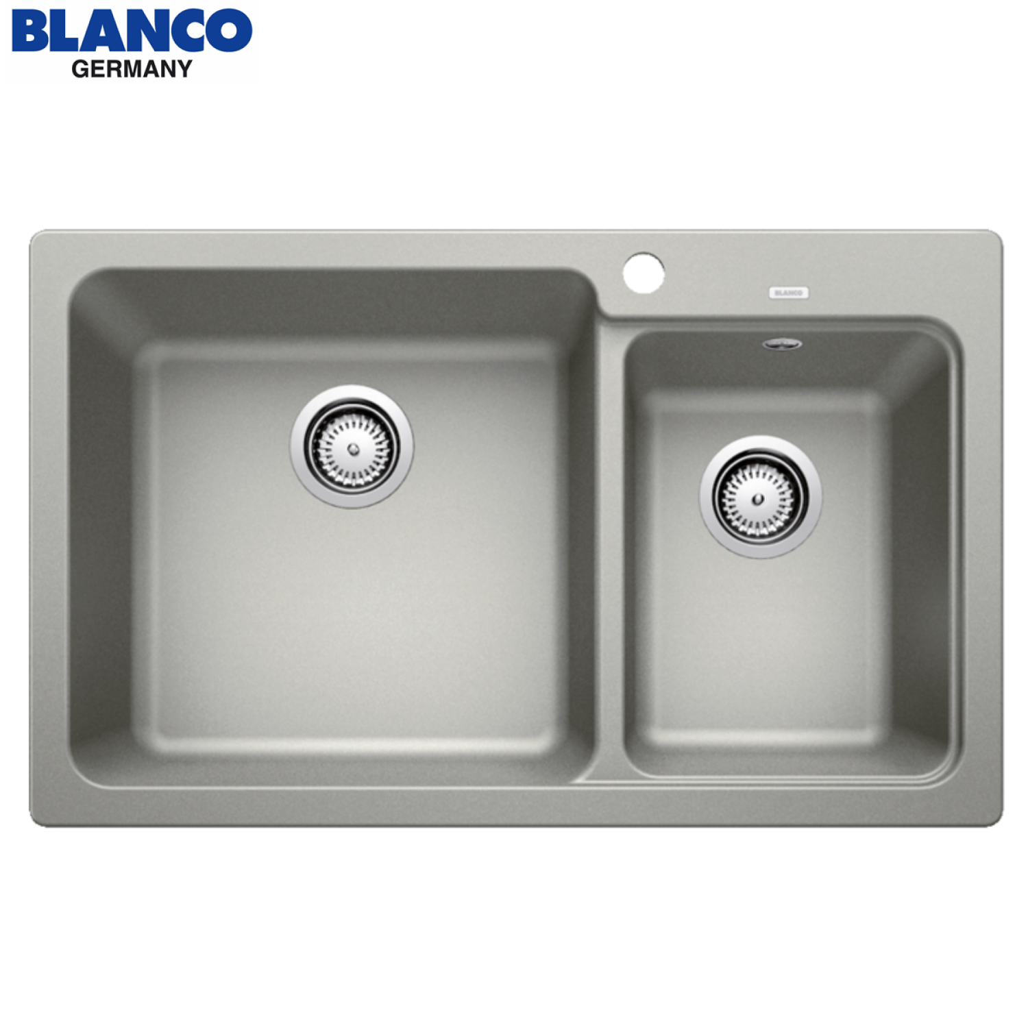 BLANCO NAYA 8 520594 珍珠灰花崗岩複合雙盆廚房昇盤