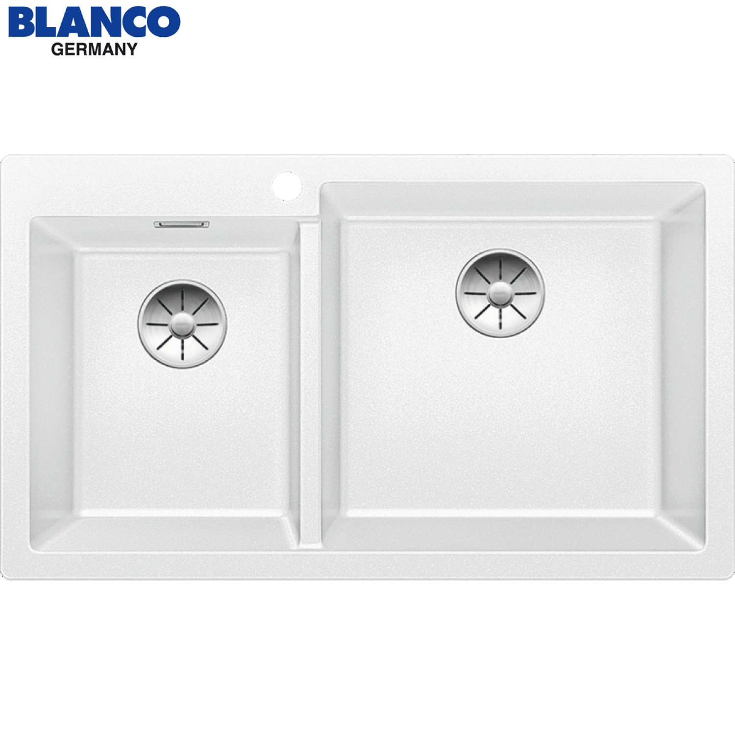BLANCO PLEON 9 白色 SILGRANIT 花崗岩雙盆昇盤 523061