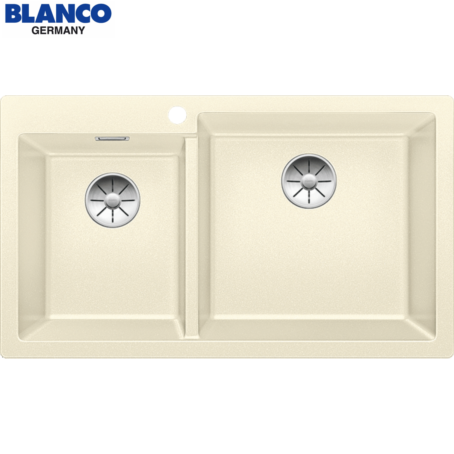 BLANCO PLEON 9 523062 茉莉色 SILGRANIT 花崗岩複合雙盆昇盤