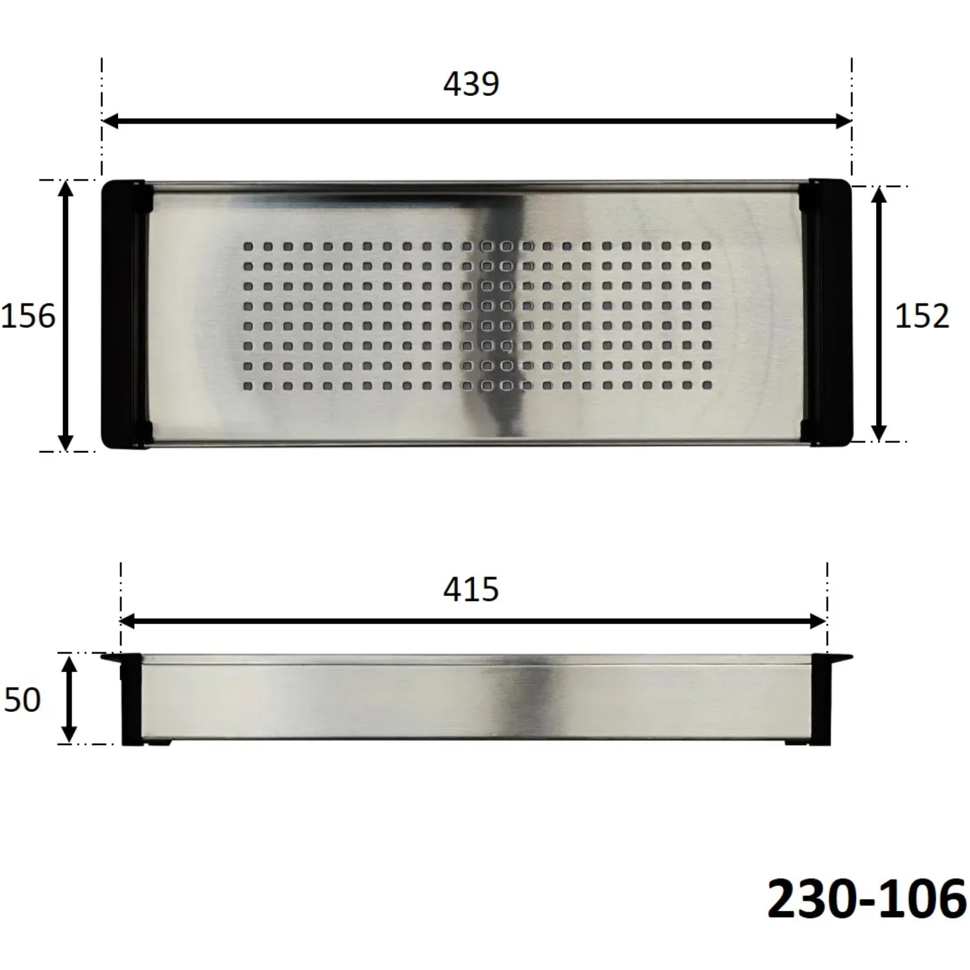 BLANCO 235906 Top Rails | JACO 積高