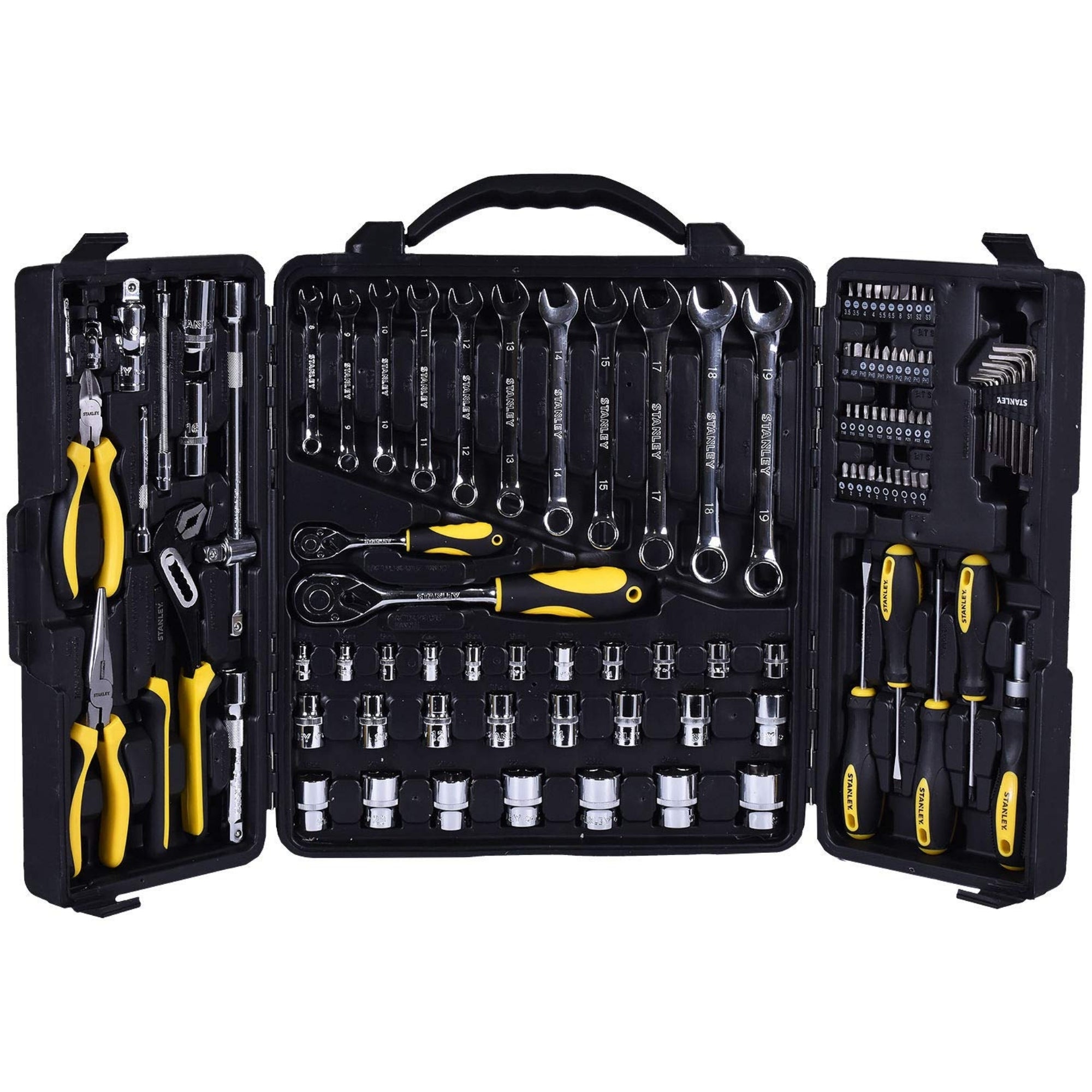 新品　STANLEY 3点セット STANLEY 史丹利STMT81243-23手工具連工具箱套裝110件| JACO 積高